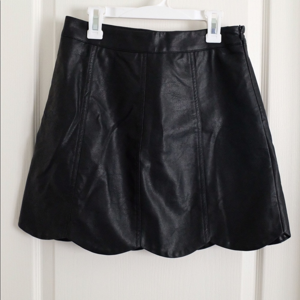 Faux Leather skirt
